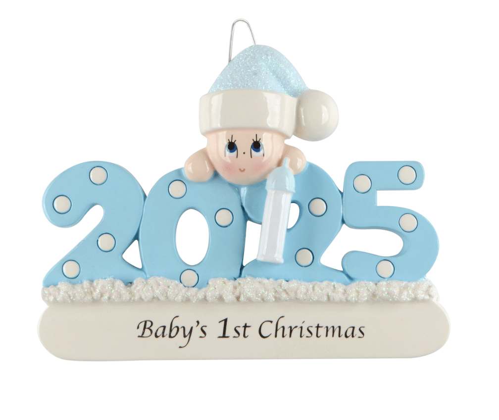 2025 Baby Boy's 1st Christmas Ornament